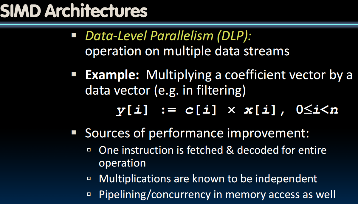 SIMD Architectures